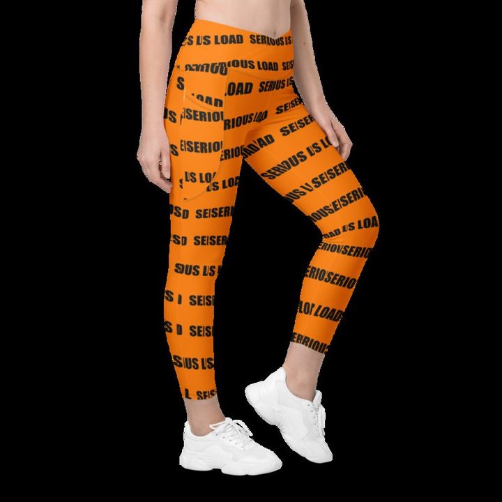 Serious Load Wordmark Leggings in White