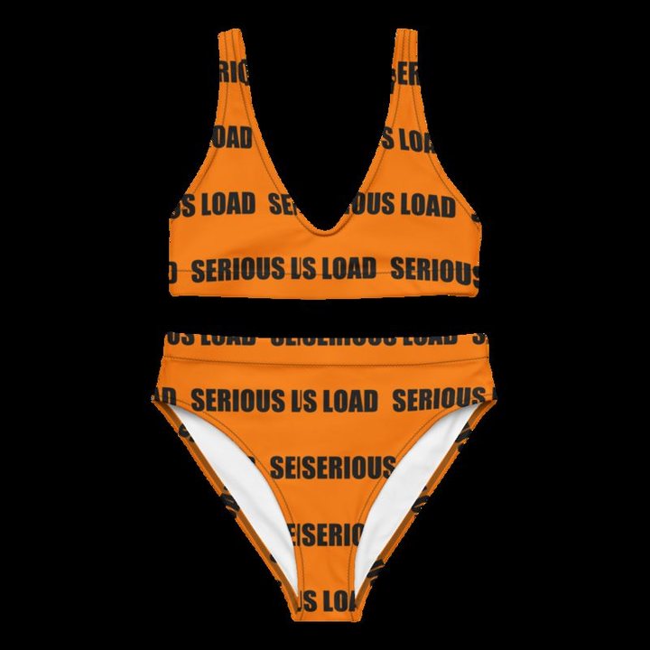 Serious Load Wordmark Bikini in White