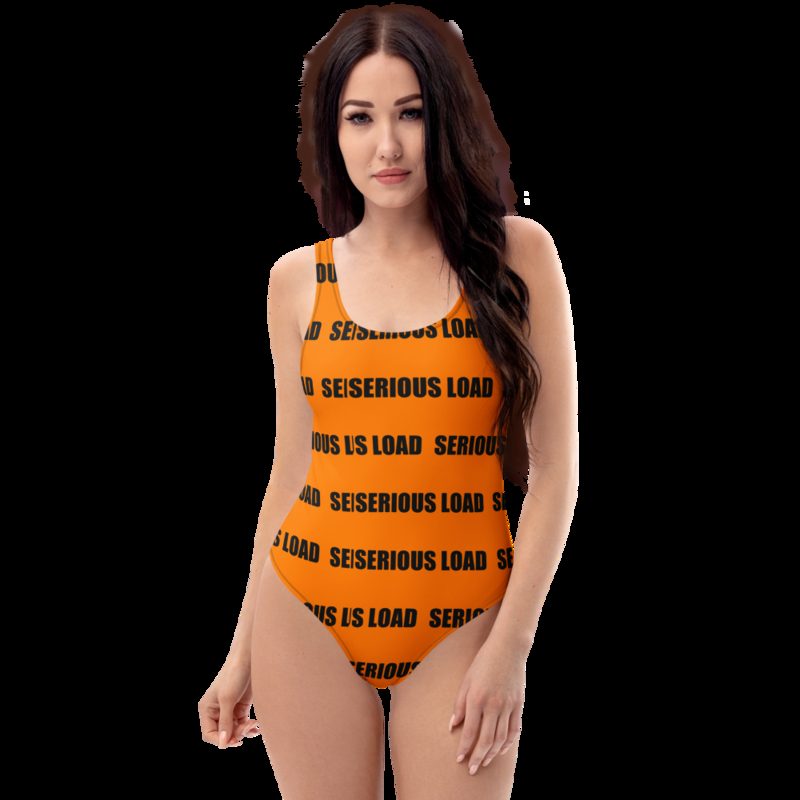 Serious Load Wordmark One-Piece Swimsuit