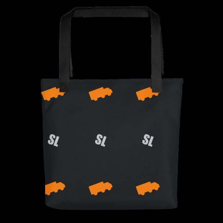 Serious Load Trucks Tote Bag in Black