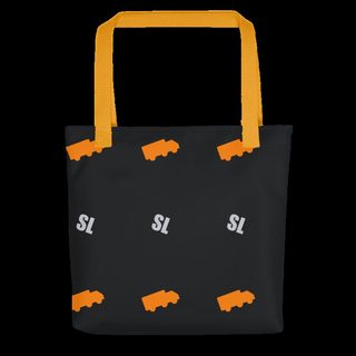 Serious Load Trucks Tote Bag Yellow
