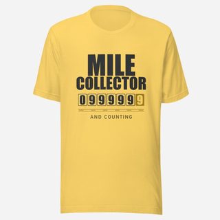 Serious Load Mile Collector Road Tee Yellow