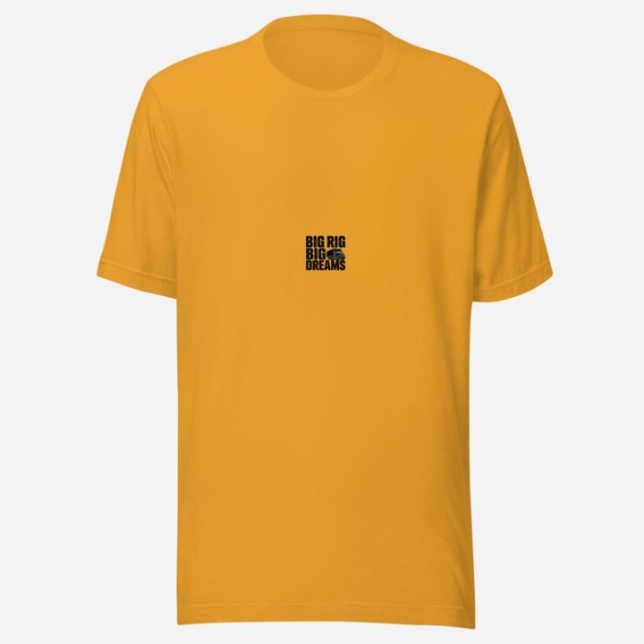 Serious Load Big Rig Big Dreams Tee in Mustard