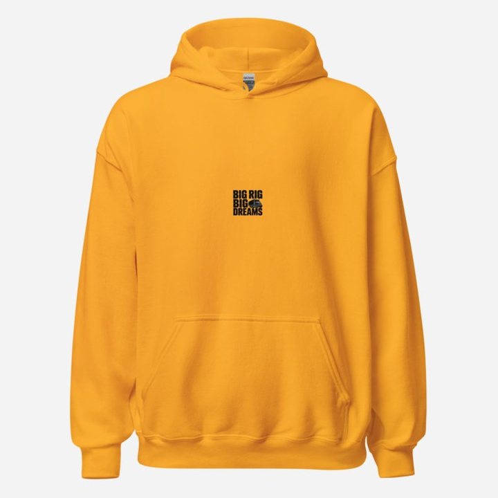 Serious Load Big Rig Big Dreams Hoodie in Gold