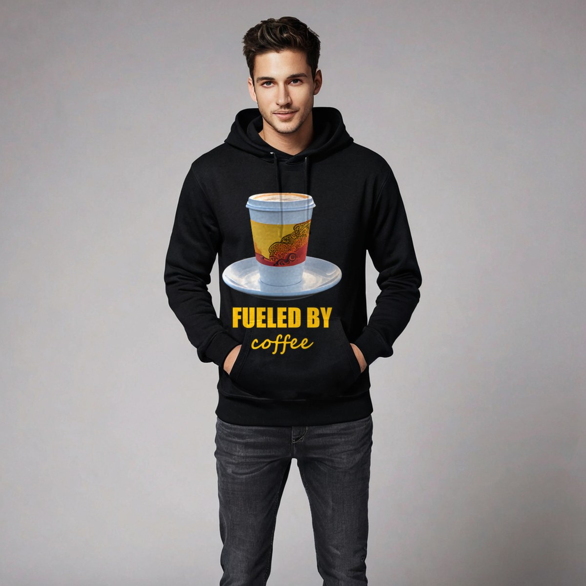Serious Load Fueled By Coffee Road Hoodie