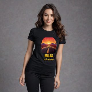 Serious Load Miles Ahead Highway Tee AI model