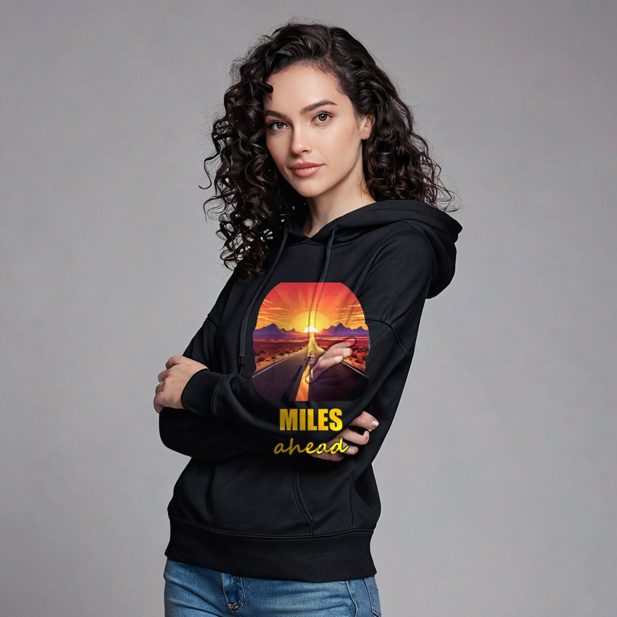 Serious Load Miles Ahead Highway Hoodie
