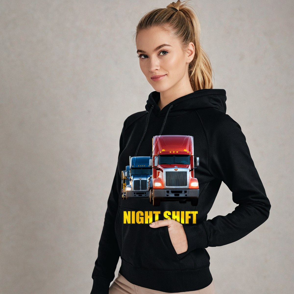 Serious Load Night Shift Convoy Hoodie
